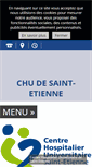 Mobile Screenshot of chu-st-etienne.net